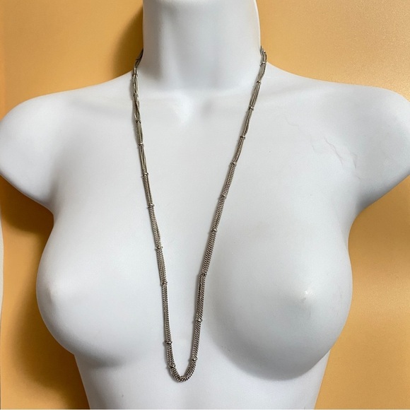 Vintage Silvertone Chain Necklace - Picture 8 of 8